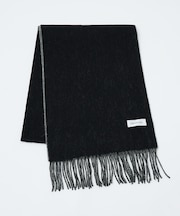 ウール×カシミヤ リバーシブル マフラー / ON・OFF兼用