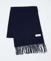 ウール×カシミヤ リバーシブル マフラー / ON・OFF兼用