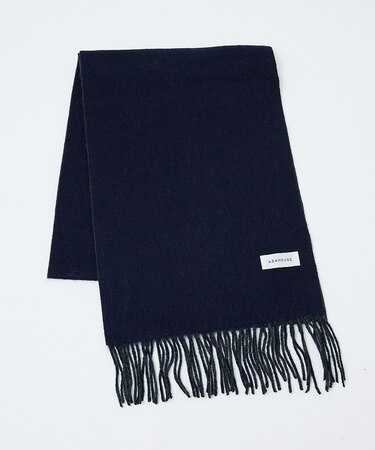 ウール×カシミヤ リバーシブル マフラー / ON・OFF兼用