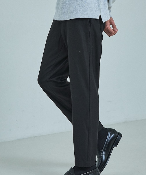 【コスミカルウォーム】 ノータック イージースラックス / スリムシルエット