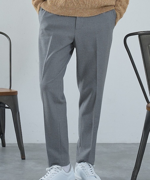 【コスミカルウォーム】 ノータック イージースラックス / スリムシルエット