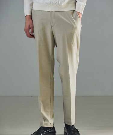 【コスミカルウォーム】 ノータック イージースラックス / スリムシルエット