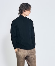 Pure Merino ハイゲージ タートルネックニット / ケーブルニット