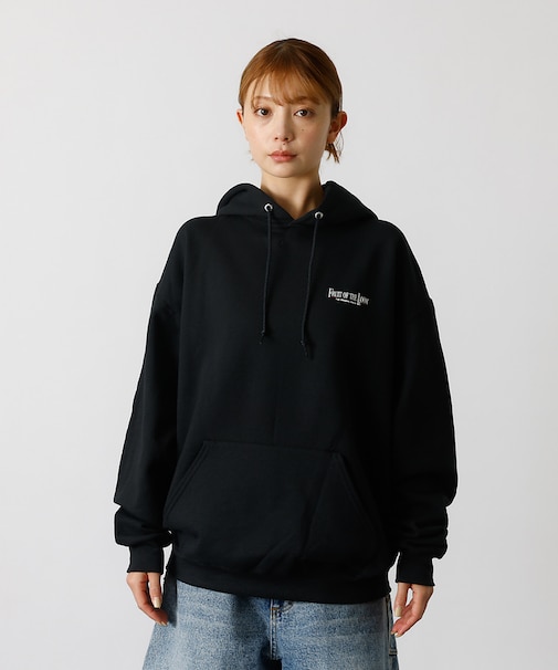 【FRUIT OF THE LOOM】PRINT HOODIE4/ロゴプリント/