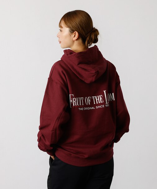 【FRUIT OF THE LOOM】PRINT HOODIE4/ロゴプリント/