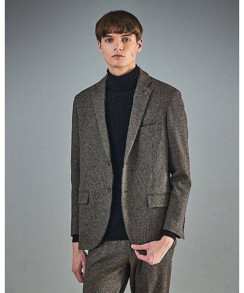 セットアップ対応】WOOL×COTTON ムリネ ジャージー ジャケット