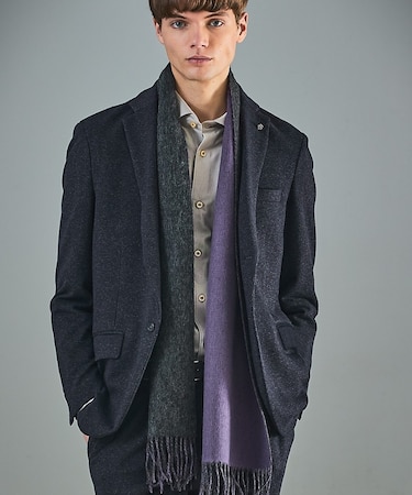 【セットアップ対応】WOOL×COTTON ムリネ ジャージー ジャケット /