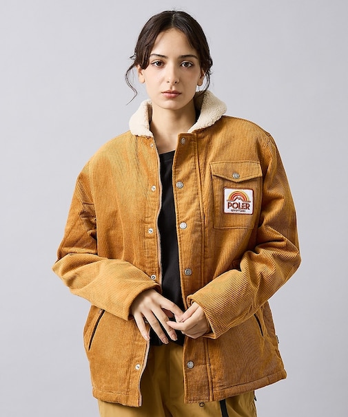 【POLER/ポーラー】CORDUROY BOA JK/コーデュロイ/ボア/ユニ