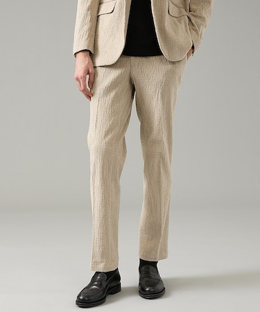 【セットアップ対応】シャーリング コーデュロイ イージースラックス