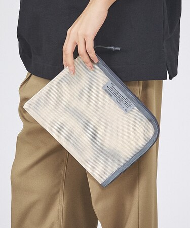 【WEEKEND(ER)/ウィークエンダー】PVC　MESH FLATCASE/