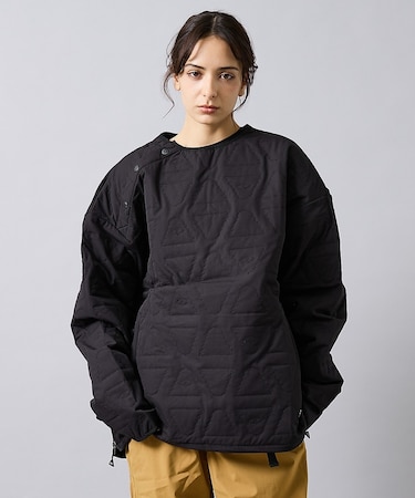 【POLER/ポーラー】CYCLOPS QUILTED CREW/キルティング/
