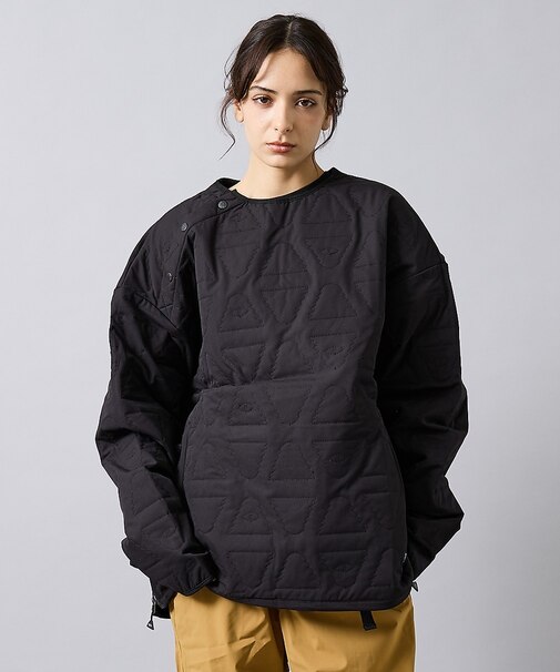 【POLER/ポーラー】CYCLOPS QUILTED CREW/キルティング/