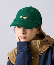 【POLER / ポーラー】WOOL EMB BASEBALL CAP / ウー
