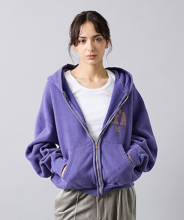 【REMI RELIEF / レミ レリーフ】  SP加工 起毛裏毛 ZIPパー