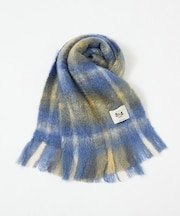 【814 EZCARAY】MOHAIR TARTAN モヘヤ マフラー