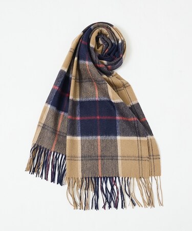 【カシミヤ100％】チェック柄 マフラー 60×160