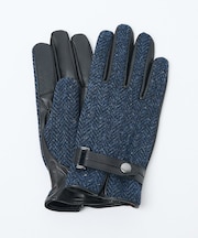 Harris Tweed ベルト付きグローブ / タッチパネル対応