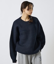 【LUCEBER/ルースバー 】MIDDLE GAUGE KNIT SWEATE