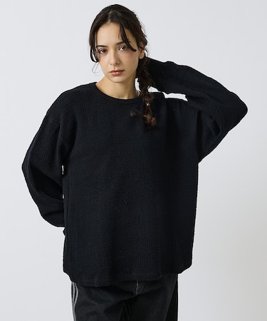 【LUCEBER/ルースバー】CREWNECK JAQUARD /クルーネック