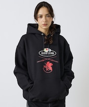 【FRUIT OF THE LOOM】FTL×EVA ロゴプリントフーディー /