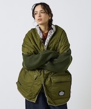 【POLER/ポーラー】QULTED VEST MUFFLER/キルティング/ワ