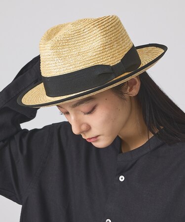 【RUBEN/ルーベン】STRAW LONGBRIM CODEHAT/ストローロ
