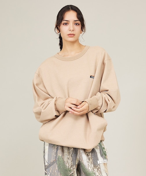 【NANGA /ナンガ】ミニロゴ刺繍スウェット/ユニセックス