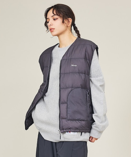NANGA/ナンガ】SHEER DOWN VEST/ シアーダウンベスト/N2｜アバハウスの