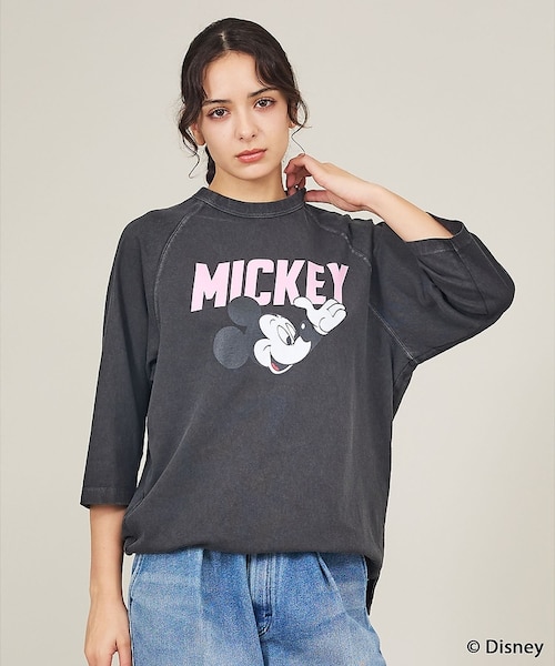 スポーツ選手 Mickey Mickey Mouse】“STANDARD” TSURIAMI Crew Neck Print T-Shirt【Special