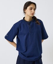 【BARBARIAN / バーバリアン】Henley Collar Short