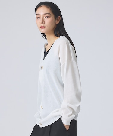 【FORTUNA/フォルトゥナ】 DRYTECHカーディガン/ドライテックニット