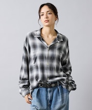 【TOWNCRAFT/タウンクラフト】オンブレチェックシャツ/ユニセックス