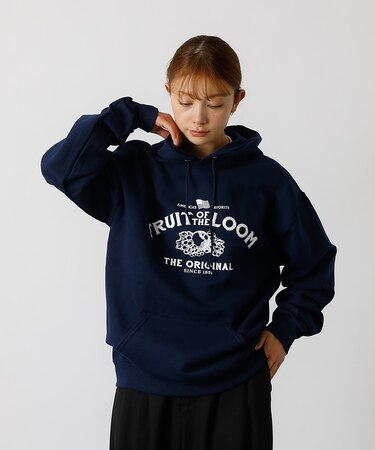 【FRUIT OF THE LOOM】PRINT HOOD5/ロゴプリント/フー