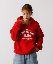 【FRUIT OF THE LOOM】PRINT HOOD5/ロゴプリント/フー
