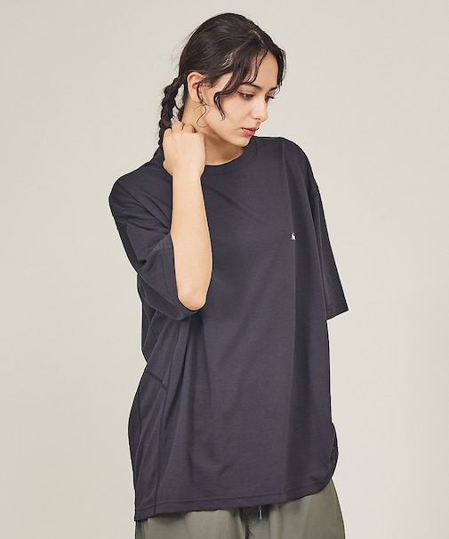 【NANGA/ナンガ 】DRY MIX PIVOT SLEEVE TEE/ ロゴ