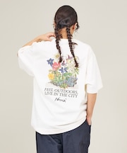【NANGA / ナンガ】Back Flower Print T-Shirt /
