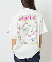 【YOIDORE/ヨイドレ】 酒愛好家 刺繍Tシャツ/SAKE ネオンプリントT