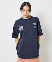 【YOIDORE/ヨイドレ】 酒愛好家 刺繍Tシャツ/SAKE ネオンプリントT