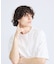 KNIT COLLAR コットンポンチ クルーネック半袖Tシャツ / リラックス