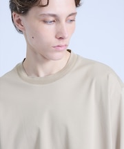 KNIT COLLAR コットンポンチ クルーネック半袖Tシャツ / リラックス