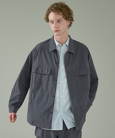 【CORDURA】TUCK＆DARTS コーデュラナイロン シャツブルゾン /
