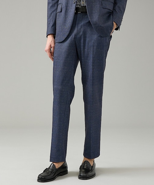 【セットアップ対応】チェック柄 ライトポンチ イージースラックス / ストレッチ