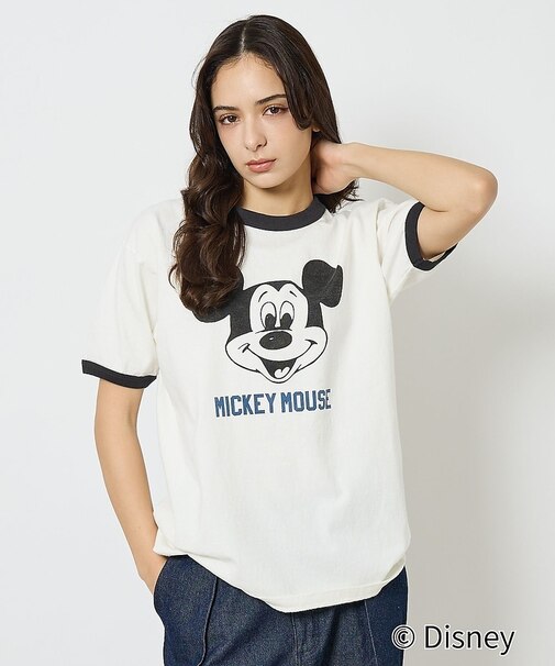 【JOHNBULL/ジョンブル】MICKEY MOUSE RINGER T/ミッ