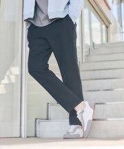 カルゼストレッチ ノータック イージーパンツ / スリムテーパード