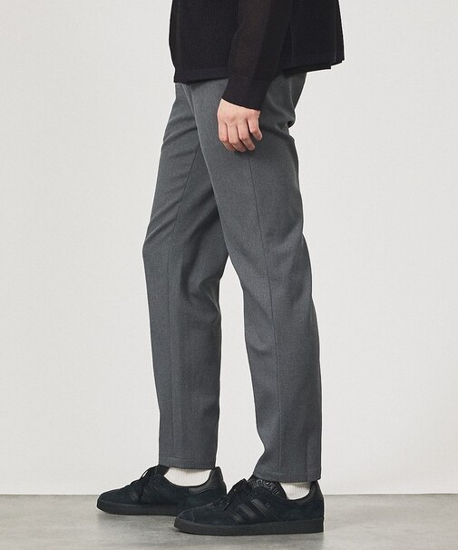 カルゼストレッチ ノータック イージーパンツ / スリムテーパード