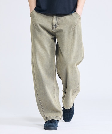 DARTS DENIM ワイドストレートデニム / ヴィンテージライク