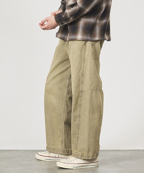 DARTS DENIM ワイドストレートデニム / ヴィンテージライク