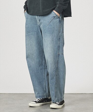 DARTS DENIM ワイドストレートデニム / ヴィンテージライク