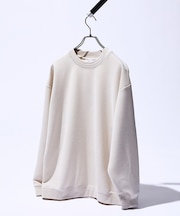 クォーターゲージニット クルーネックスウェット / リラックスフィット