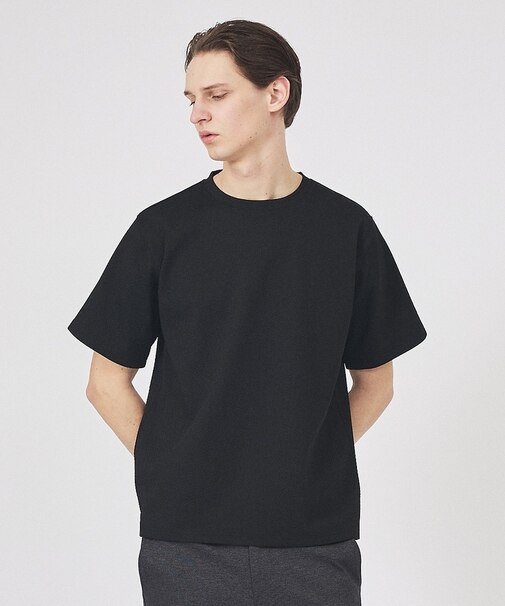 ヘリンボーン ジャガード 半袖Tシャツ